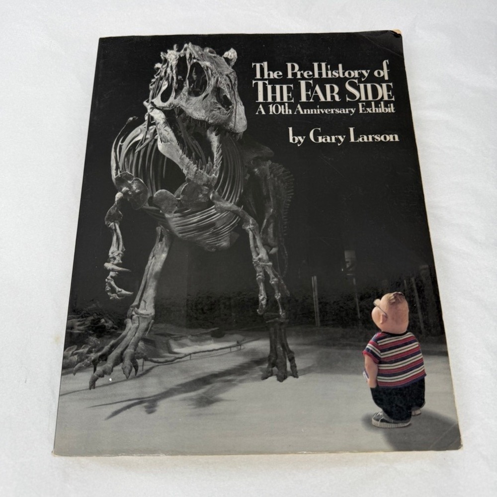 The PreHistory of The Far Side 10th Anniversary Exhibit Book Gary Larson Vintage